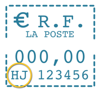 TIMBRE-Affranchissement-machine-affranchir Timbre marque d'affranchissement pour machine à affranchir