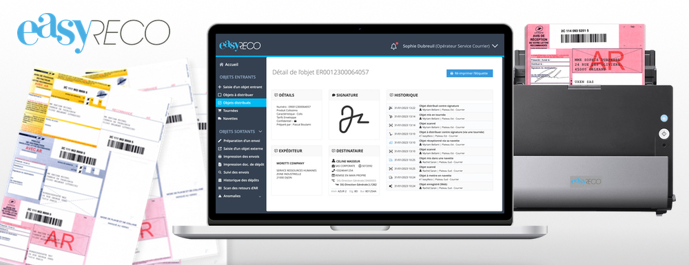 easyReco, logiciel courrier : Comment simplifier la gestion de votre courrier en entreprise