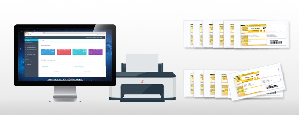 easyReco, logiciel de traçabilité courrier : préparation d'envoi de m'ailing en recommandé