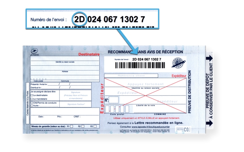 Recommande-sans-avis-de-reception-numero-suivi-2D Recommandé postal sans avis de réception: numéro de suivi en 2D