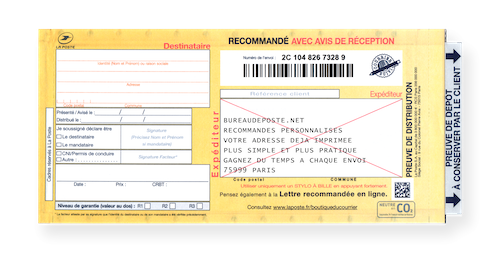 Recommandé manuel personnalisé à votre adresse