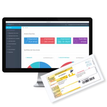 easyReco, logiciel de traçabilité courrier : impression de recommandés