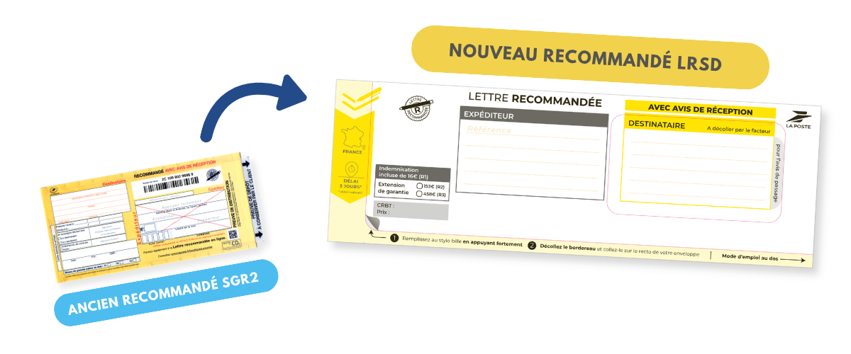 Comparaison liasse recommandée SGR2 et nouvelle liasse LRSD